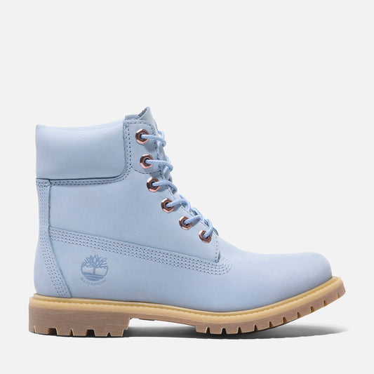 6-inch Boot imperméable à lacets Timberland® Premium pour femme en bleu clair